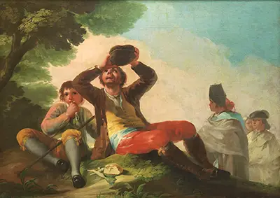 El bebedor Francisco de Goya